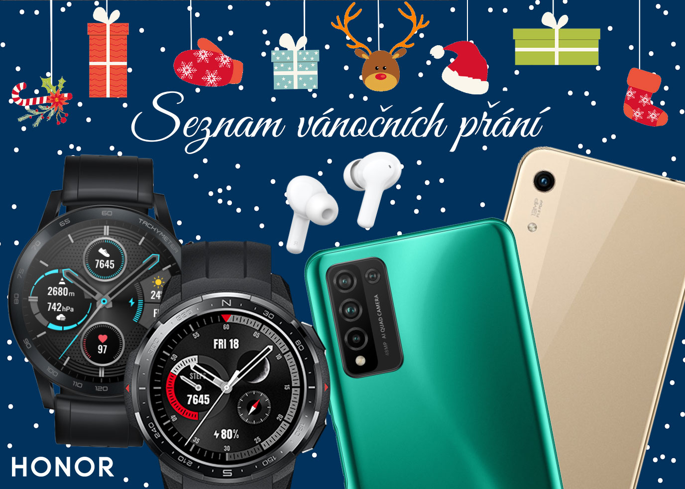 HONOR odstartoval obrovské předvánoční slevy a velký soutěžní Adventní kalendář o super výhry každý den!